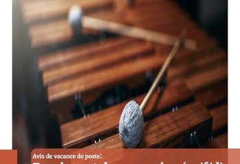 Vacance de poste percussion