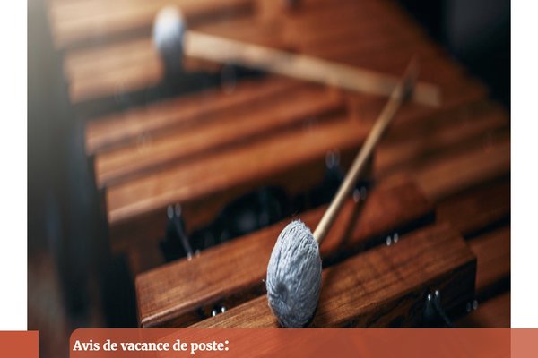 Vacance de poste percussion