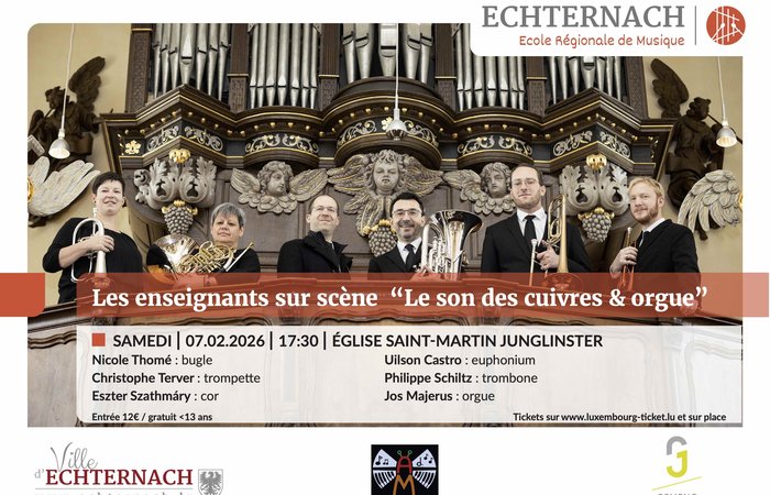 Les enseignant sur scène - Le son des cuivres & orgue - 07.02.26