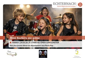 Mini Rockers sur scène - junglinster