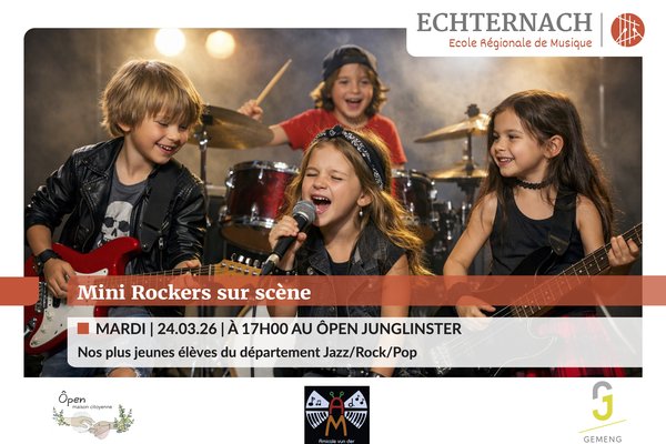 Mini Rockers sur scène - junglinster