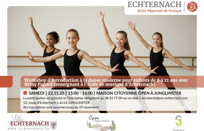 Workshop de danse moderne