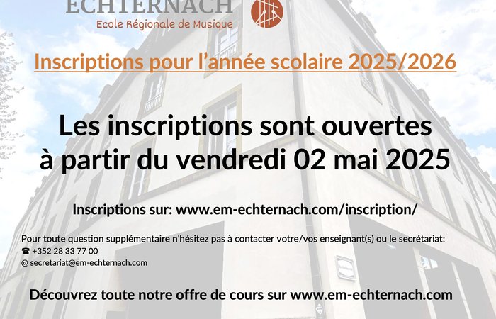 inscription 2526 Telé